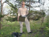 Me at "Science Safari Cache"; 10 May 2005