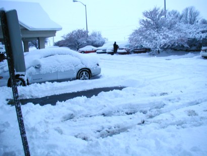 Parking Lot at Holiday Inn - 3 December 2003