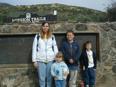 At the starting point