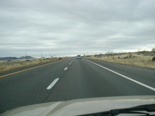 On the road, I-40 through Arizona