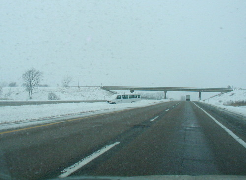 Another vehicle casualty in Missouri - NOT Jacquie's VAN!