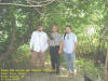 "UNDER THE BRIDGE AND THROUGH THE WOODS" S K H, SuperGoober & ghst with the Cache, Cedar River Trail, Cedar Rapids, IA - 15 July 2008