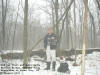 "Red Oak Trail and Cabin Cache" Matsell Bridge Natural Area, North-West of Stone City, IA - 6 January 2008