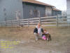 Me, Sianna & Geo-Pup and Amana Colony Cache, Amana IA - 11 March 2006