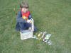 Nathan and his new "Alien Cache"; 17 April 2005