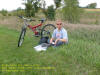 Final Cache for "Get a Clue".  Near Morgan Creek Park, Cedar Rapids Iowa.  25 September 2005