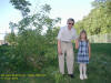 Me and Sianna at "Gone BMX'ing" cache; 5 July 2005