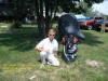 Near the first stage of the "Jolly Roger Cache"; Coralville Reservoir - 5 August 2006