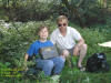 Me and Nathan at RoundHouseCache, Atkins IA; 22 August 2005