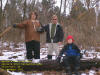 Daniel, Me & Nathan; near "Squire's point of view" cache; 31 Dec 2005