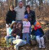 Turkey Surprise; Katie, Emily, Sianna, Nathan, Jef, Mike & Susie - Waubeek IA; 24 Nov 2005