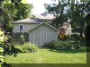 Storage Shed in Back Yard