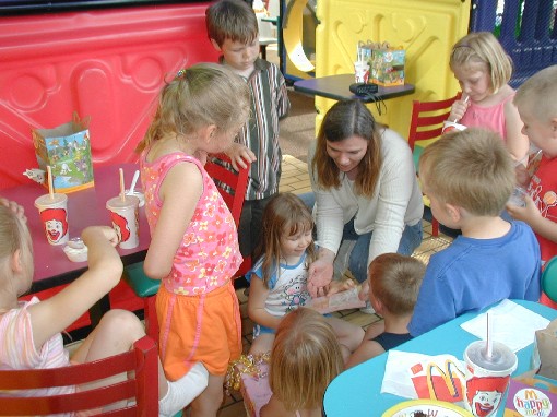 Sianna's with some of her friends at her 6th Birthday Party, Fort Dodge IA