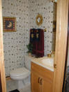 1/2 bath, main level