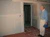 Into furnace / storage room