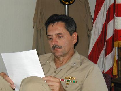Commander Robert Sommers, N4 Deputy COMPHIBGRU THREE  (July 2001)