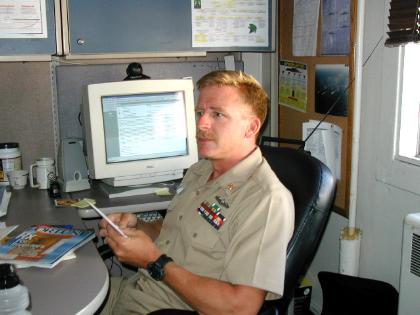 FCC(SW) Micheal Roach, Combat Systems / C4I / Weapons / CPG-3  (July 2001)