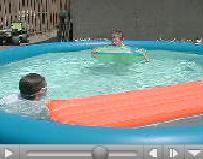 Daniel & Nathan in pool, LARGE file! (about 2.5 MB) a fast connection is recommended.
